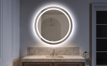 Rotunda oglinda cu LED la comanda L33