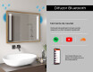 Rama oglinzi cu LED perete lemn - FrameLine L131 #11