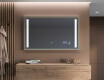 Rama oglinzi cu LED perete lemn - FrameLine L131 #12
