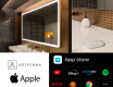 Oglinda baie cu leduri perete SMART L136 Apple #2