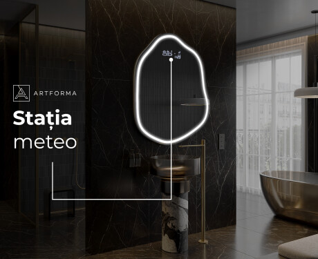 Oglinzi pentru baie cu LED în formă neregulată E223 #8
